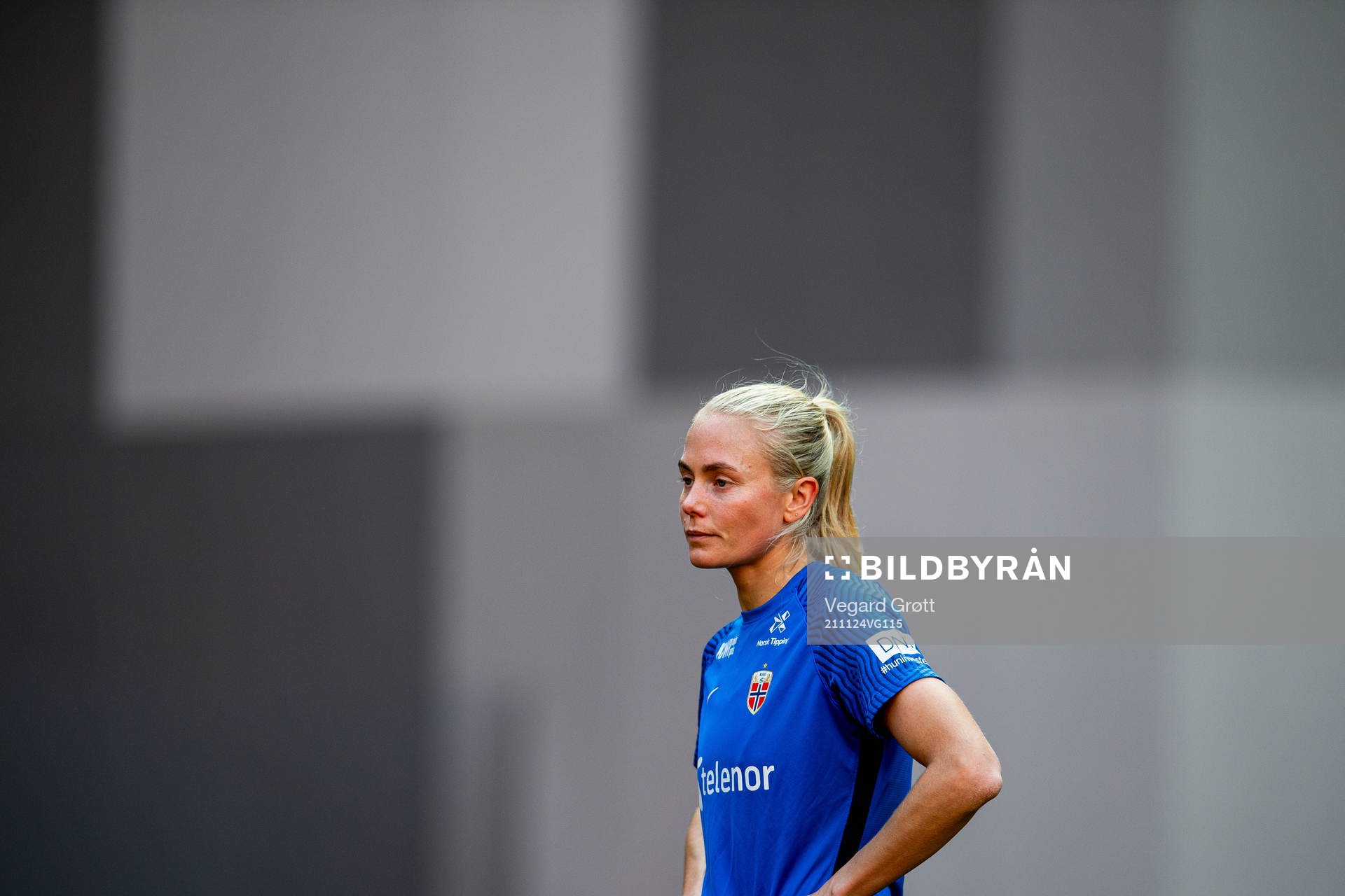 Guro Bergsvand of the Norwegian women's national football