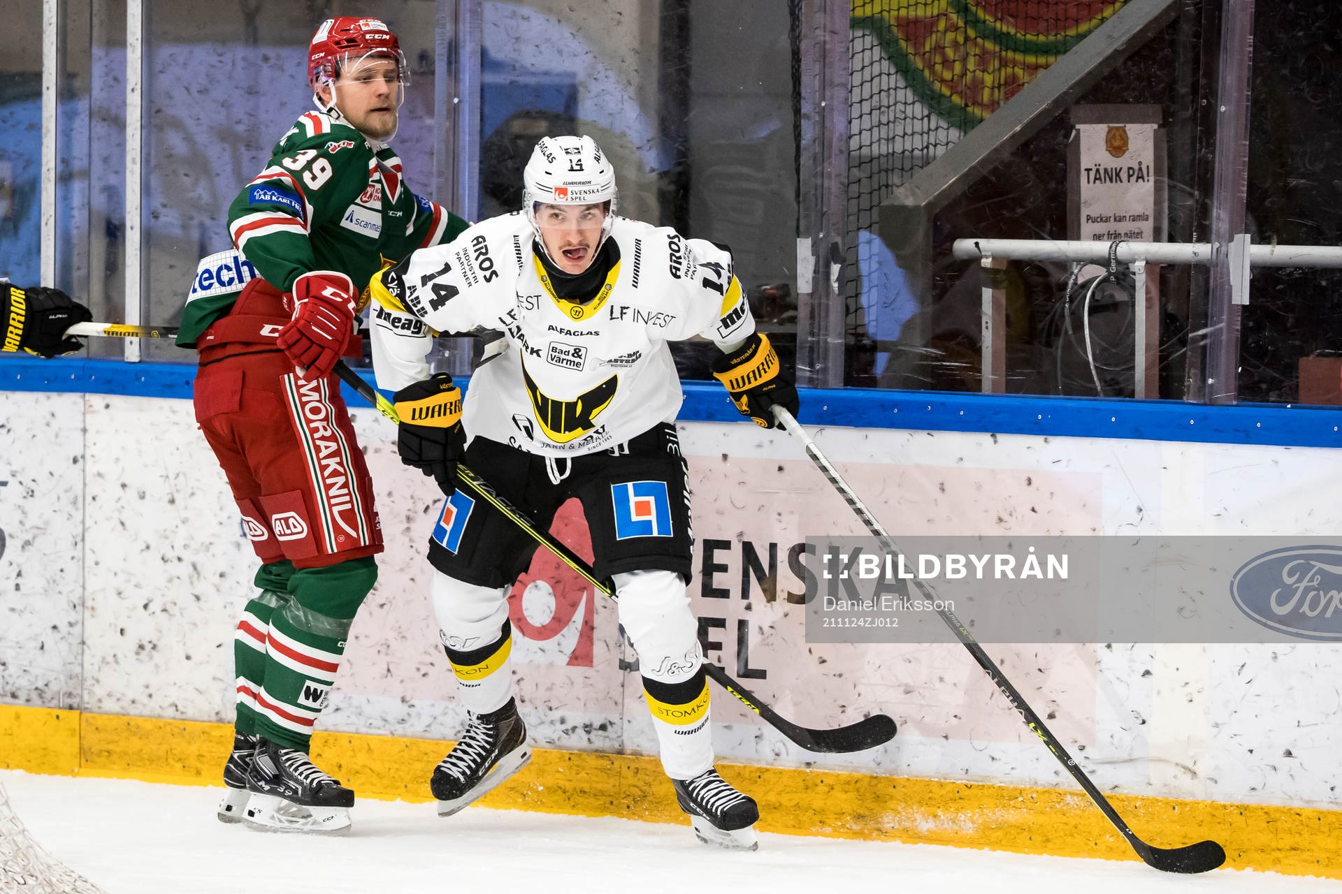 Moras Kristoffer Gunnarsson och Västerås Jesper Johansson