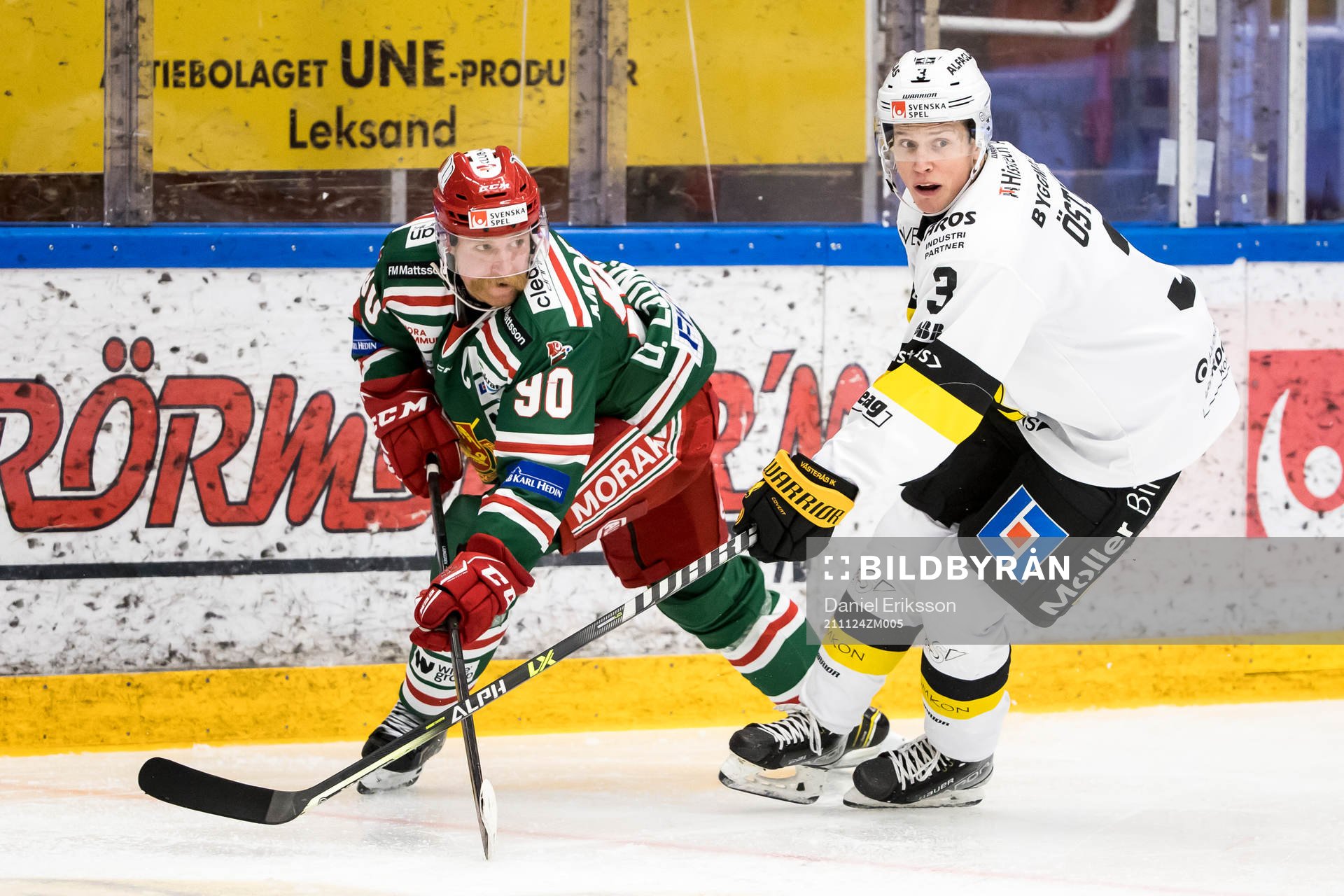 Moras Daniel Ljungren och Västerås Ludvig Östman