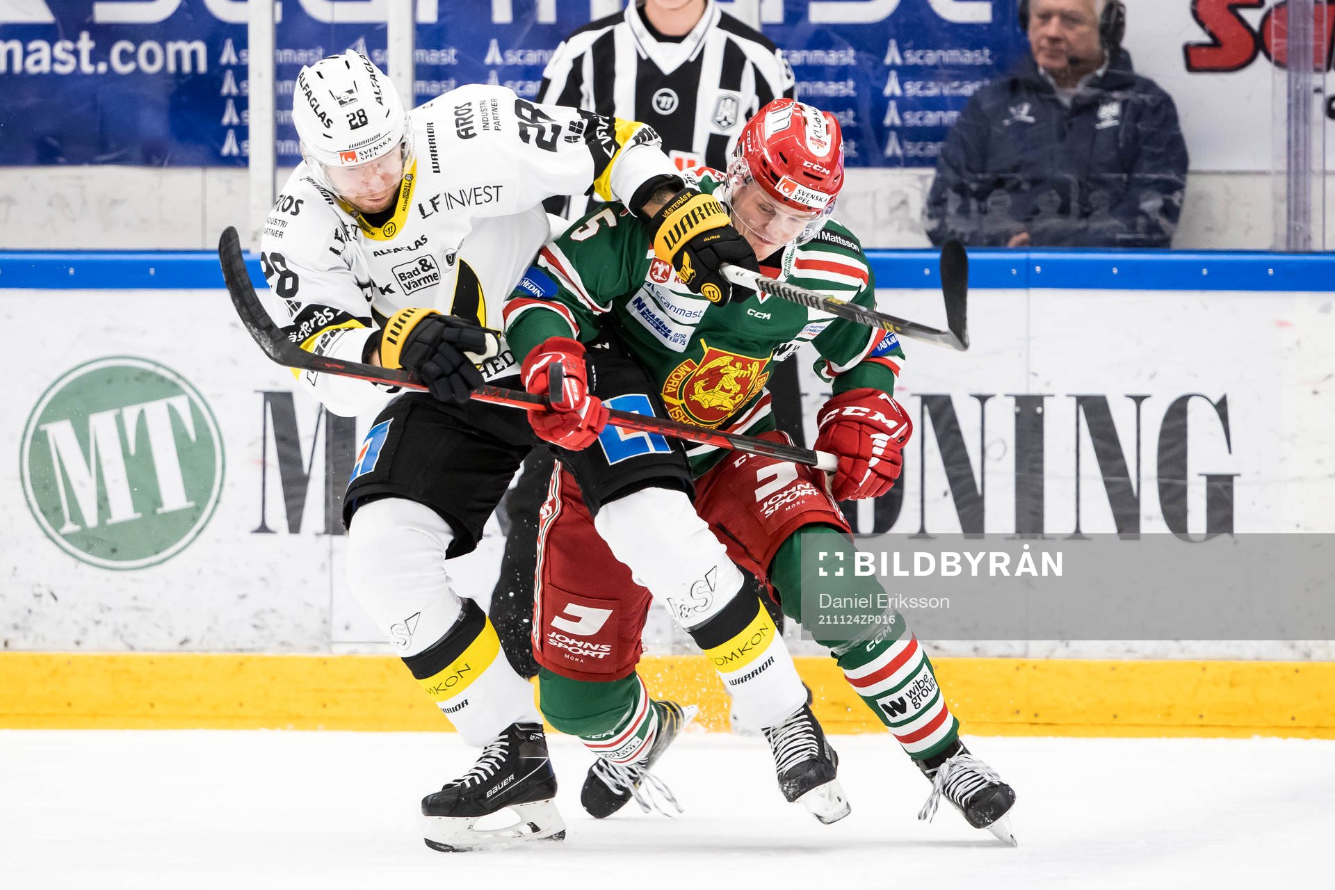 Västerås Lukas Zetterberg och Moras Viktor Larsson