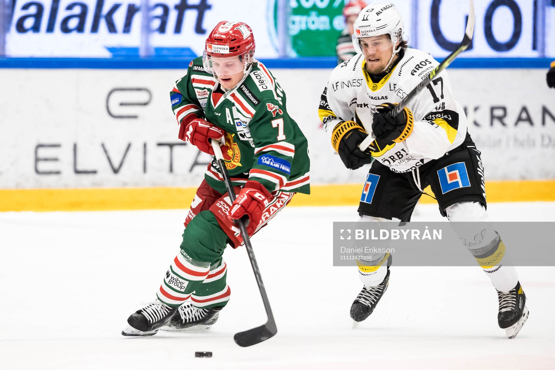 Moras Isak Pantzare och Västerås William Wikman