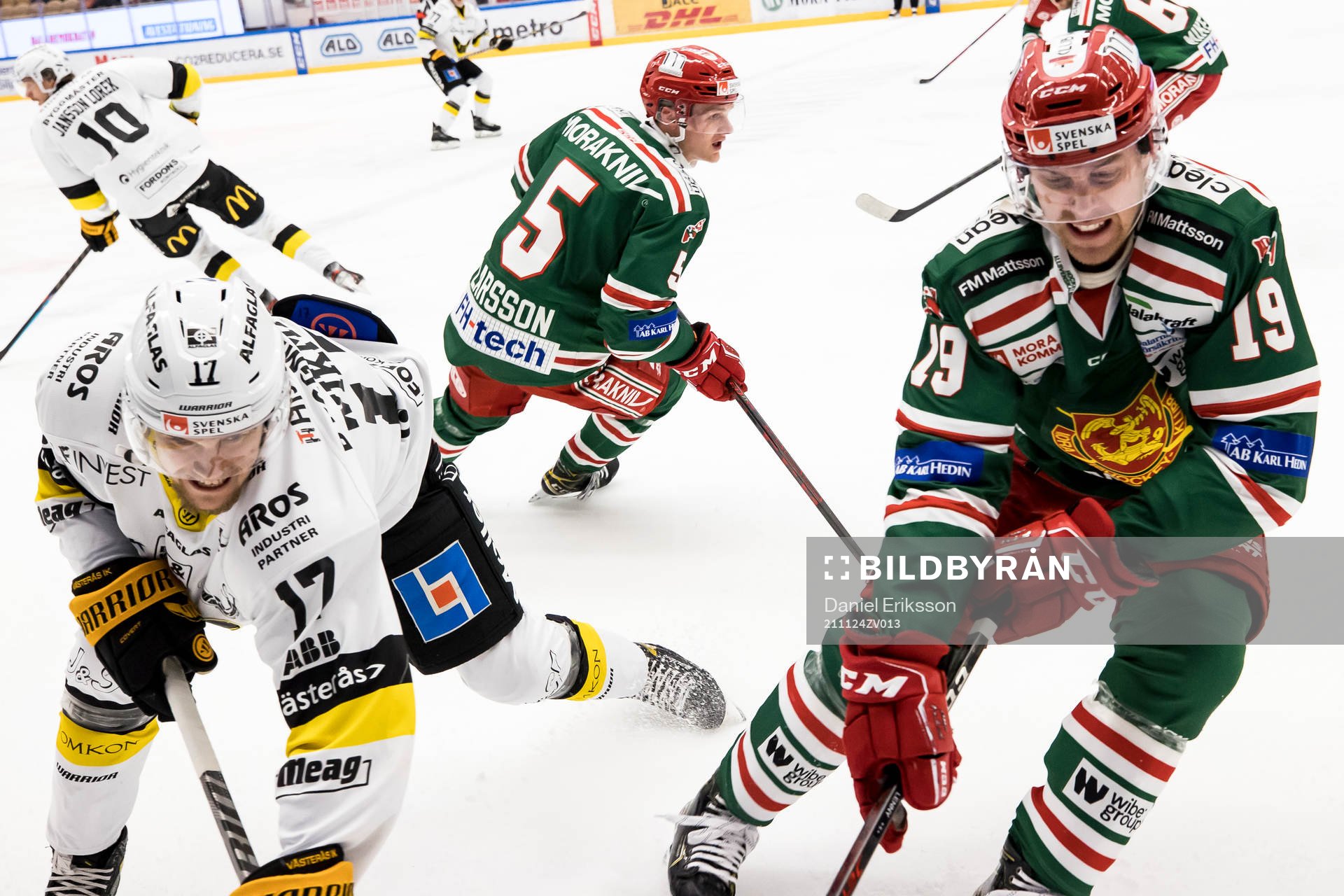 Moras Johan Persson och Västerås William Wikman