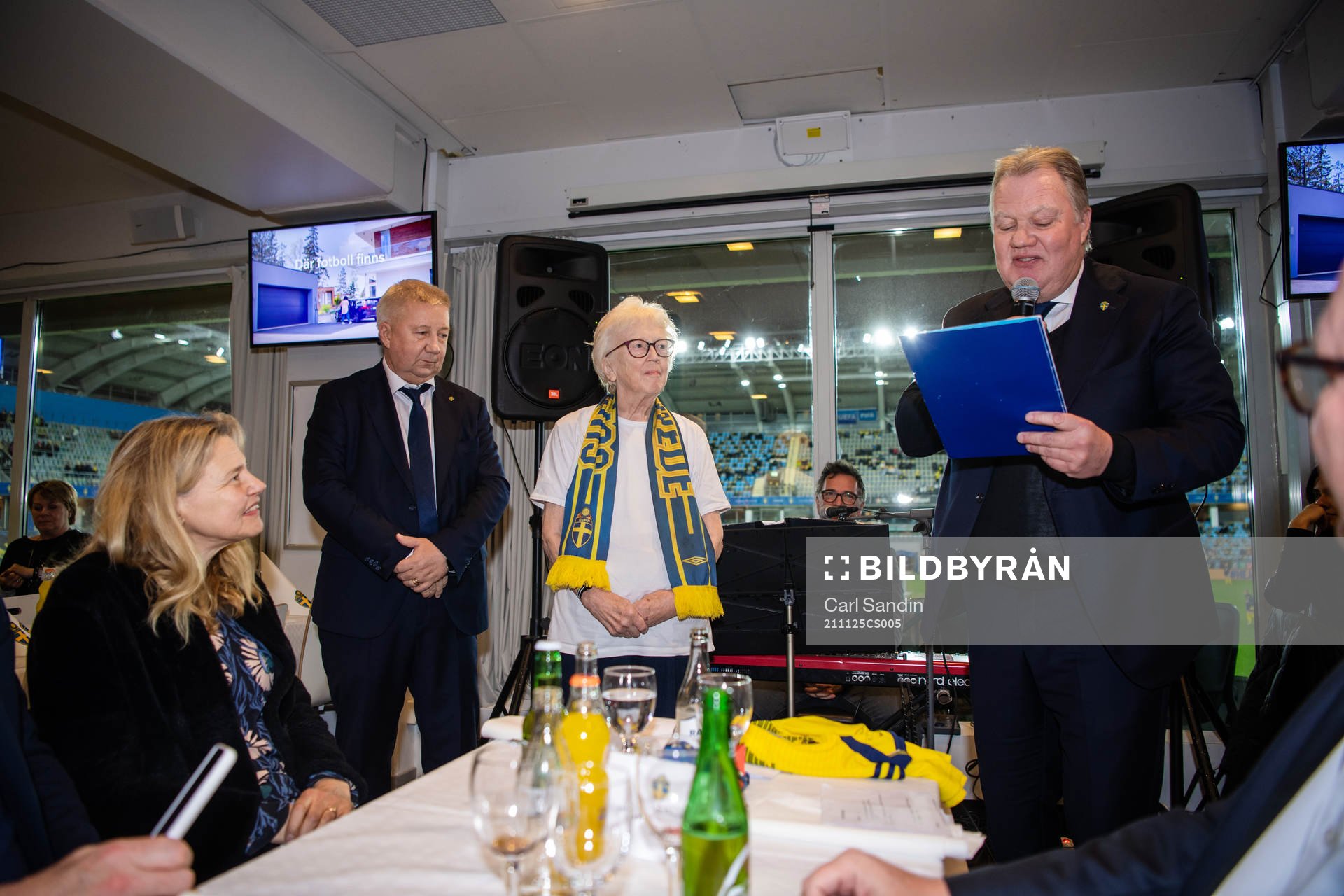 Ingrid Holmgren, the first Swedish female referee, and