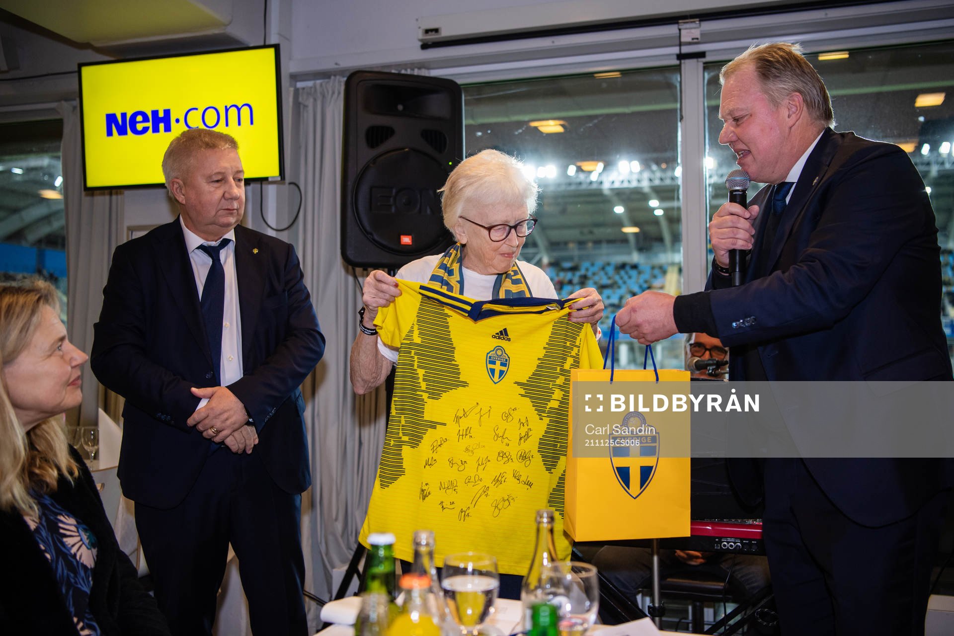 Ingrid Holmgren, the first Swedish female referee, and