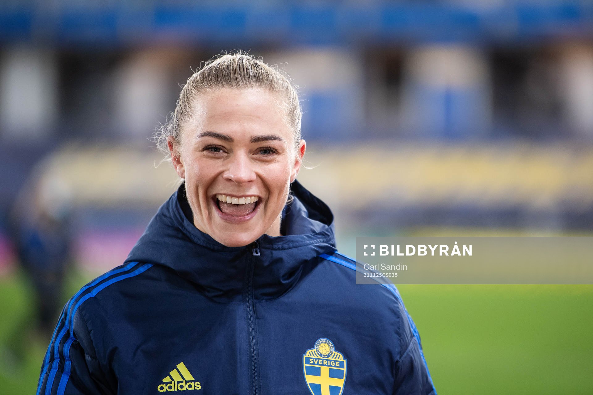 Fridolina Rolfö of Sweden after the FIFA Women's World Cup Qualifier football match between Sweden and Finland on November 25, 2021 in Göteborg.