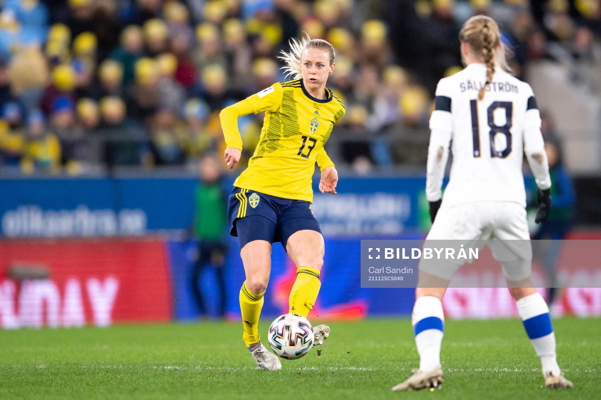 Amanda Ilestedt of Sweden