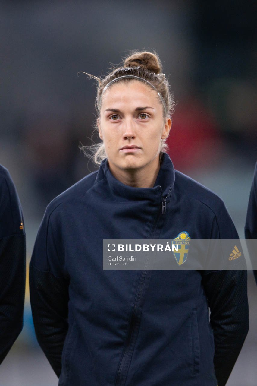 Filippa Angeldal of Sweden at lineup