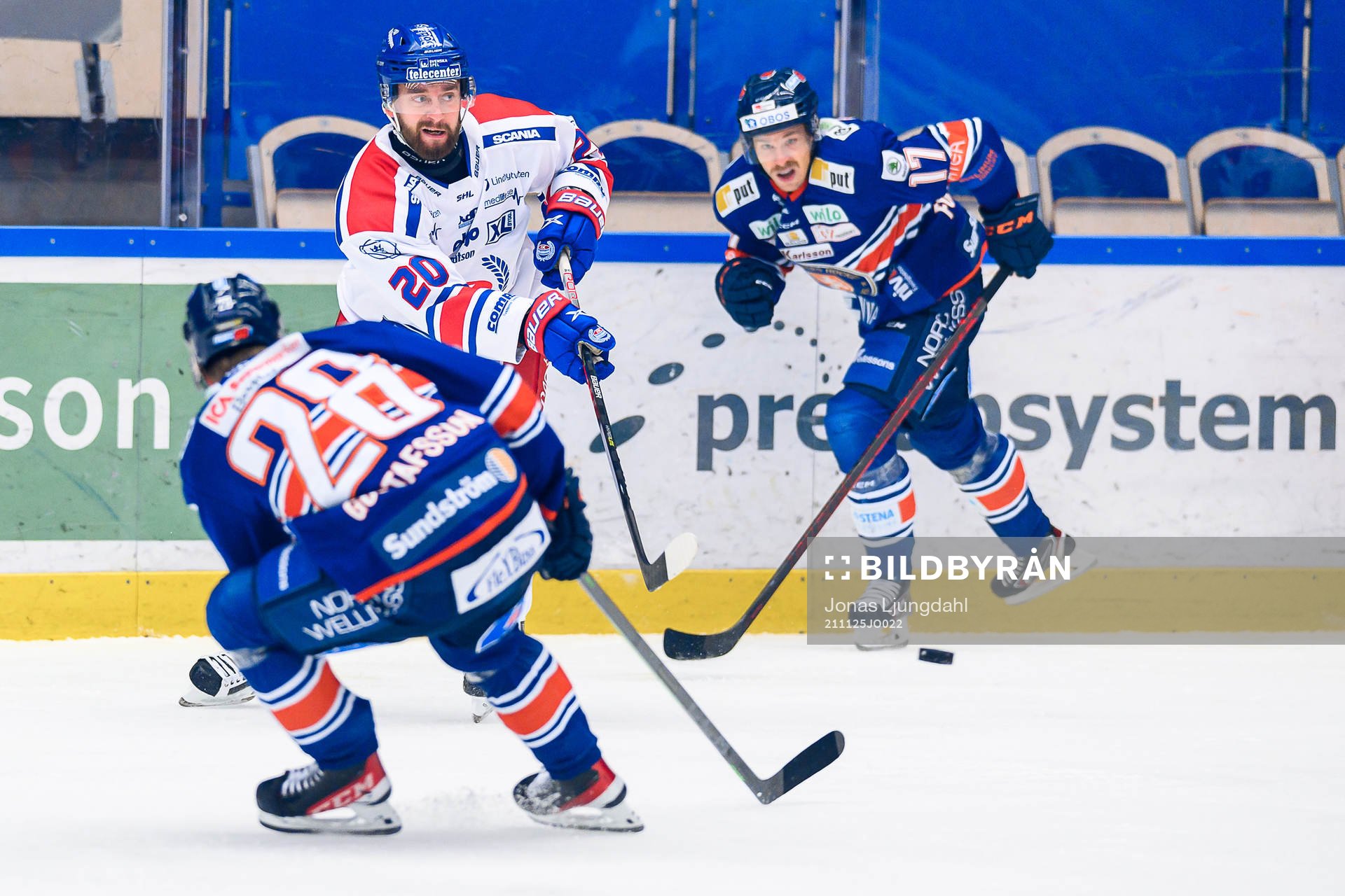 Oskarshamns Hynek Zohorna och Växjös Emil Forslund