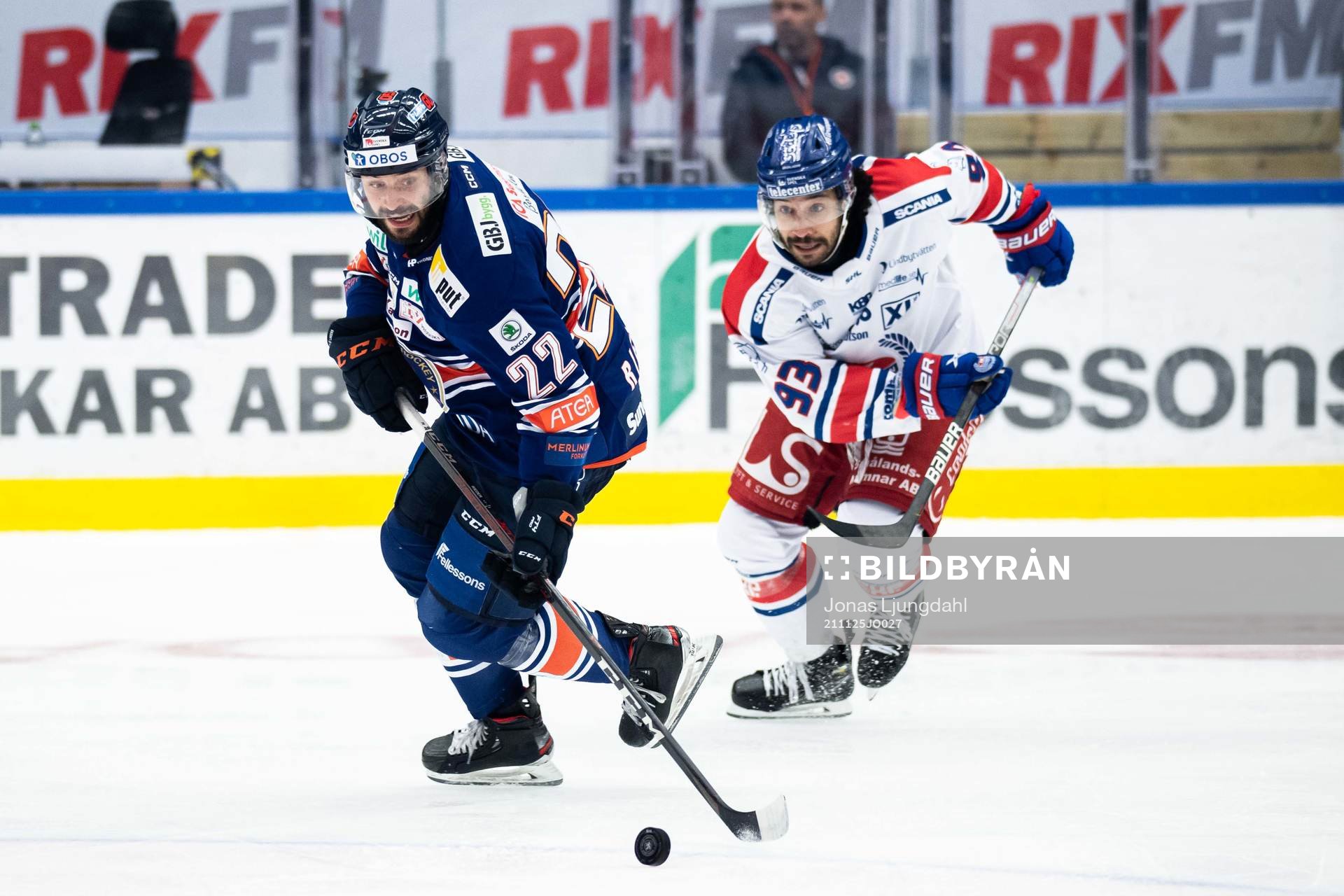 Växjös Tobias Rieder och Oskarshamns Cameron Brace