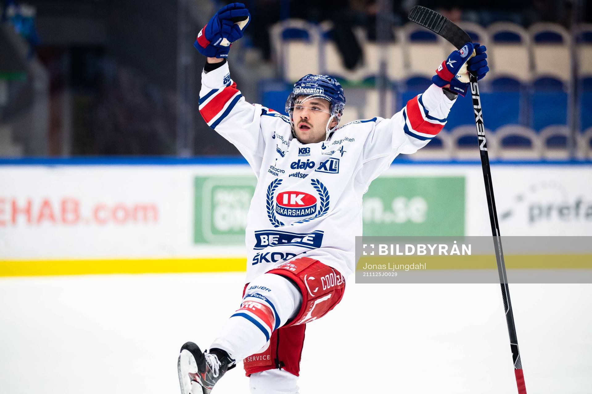 Oskarshamns David Quenneville jublar