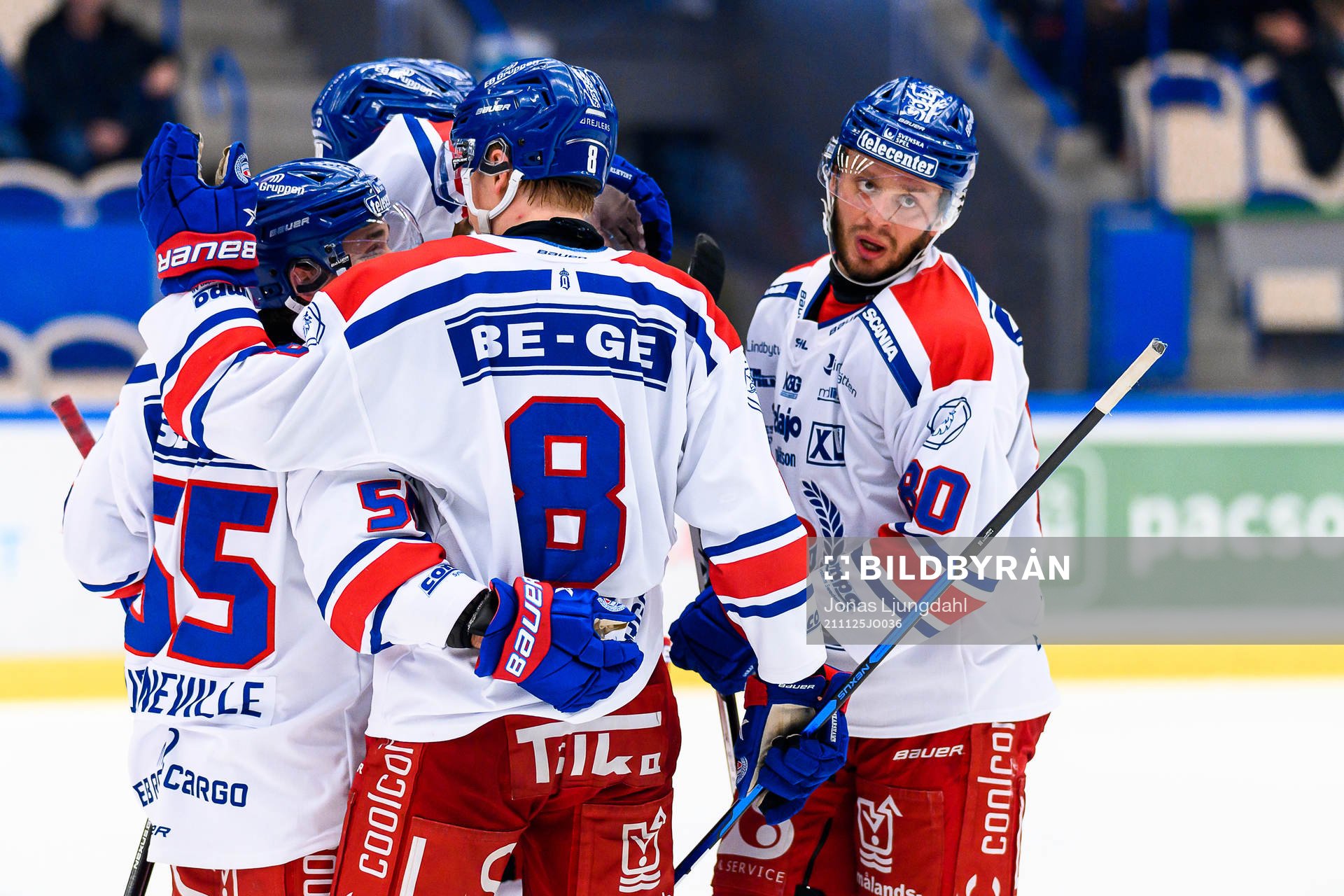 Oskarshamns David Quenneville, Fredrik Olofsson och Tomas