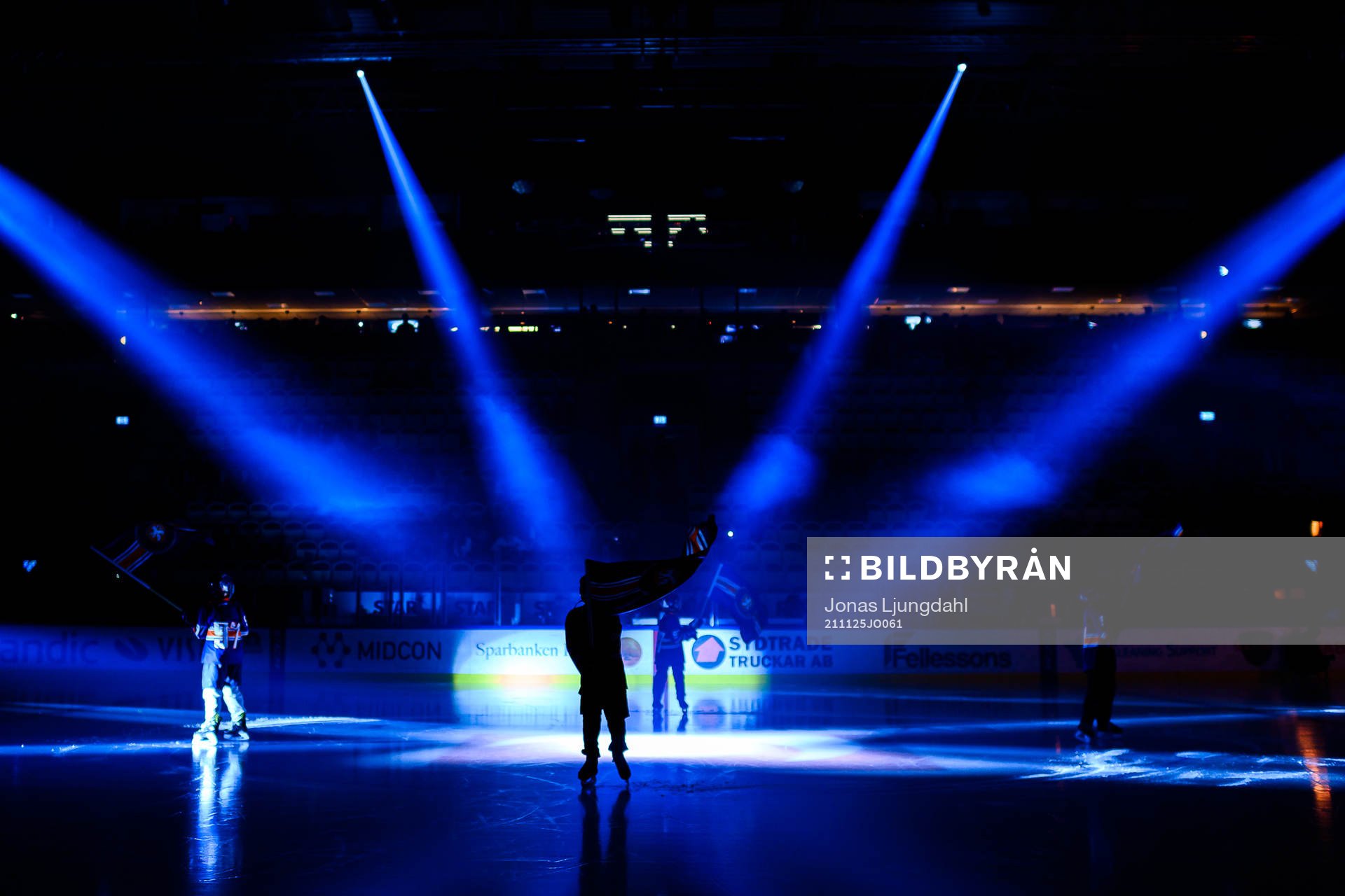 Växjös intro före ishockeymatchen i SHL mellan Växjö