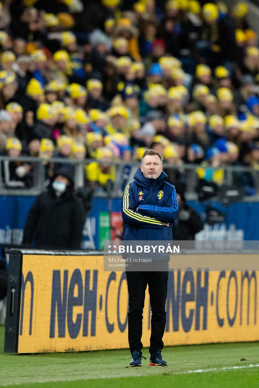 Head coach Peter Gerhardsson of Sweden