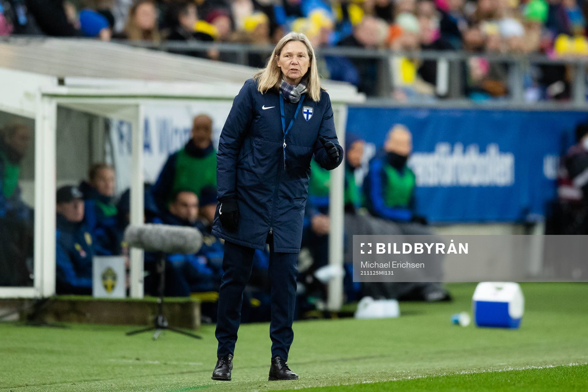 Head coach Anna Signeul of Finland