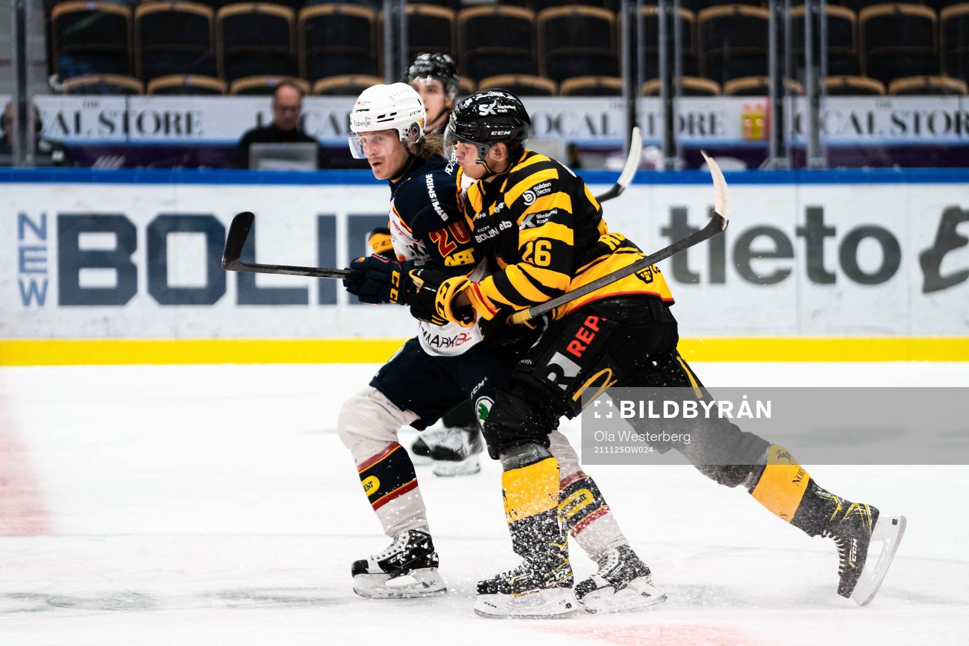 Djurgårdens Marcus Sörensen och Skellefteås Simon