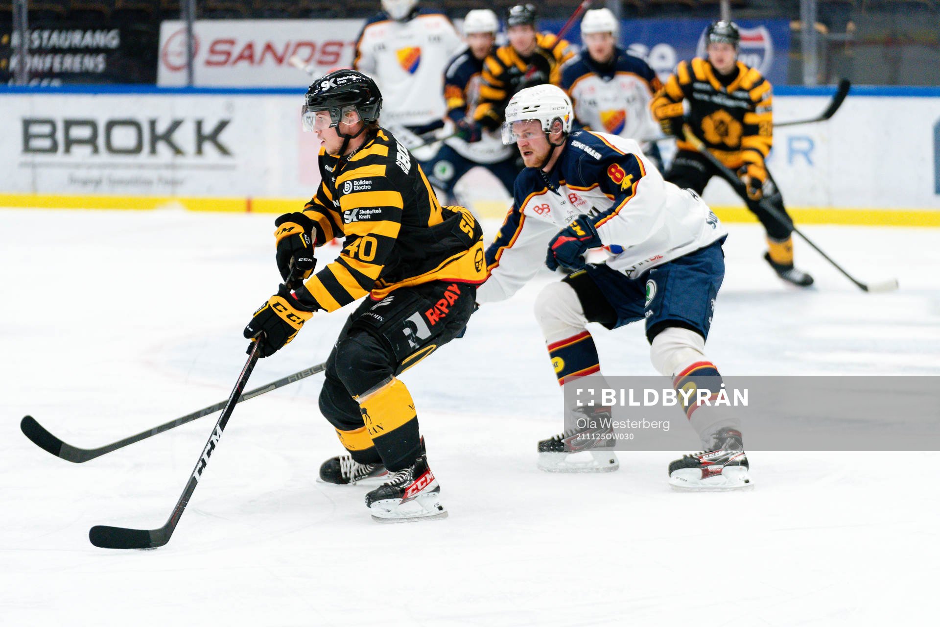 Skellefteås Jacob Sundin och Djurgårdens Linus Arnesson