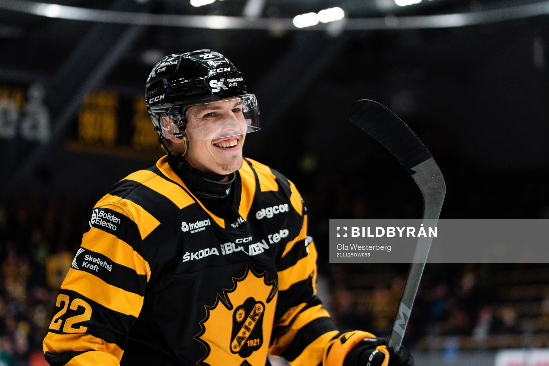 Skellefteås Jonathan Johnsson jublar