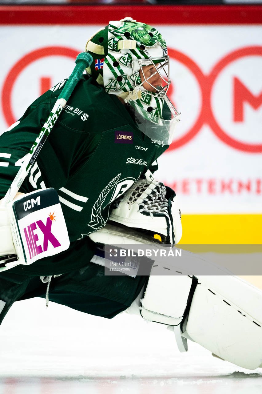 Färjestads målvakt Henrik Haukeland