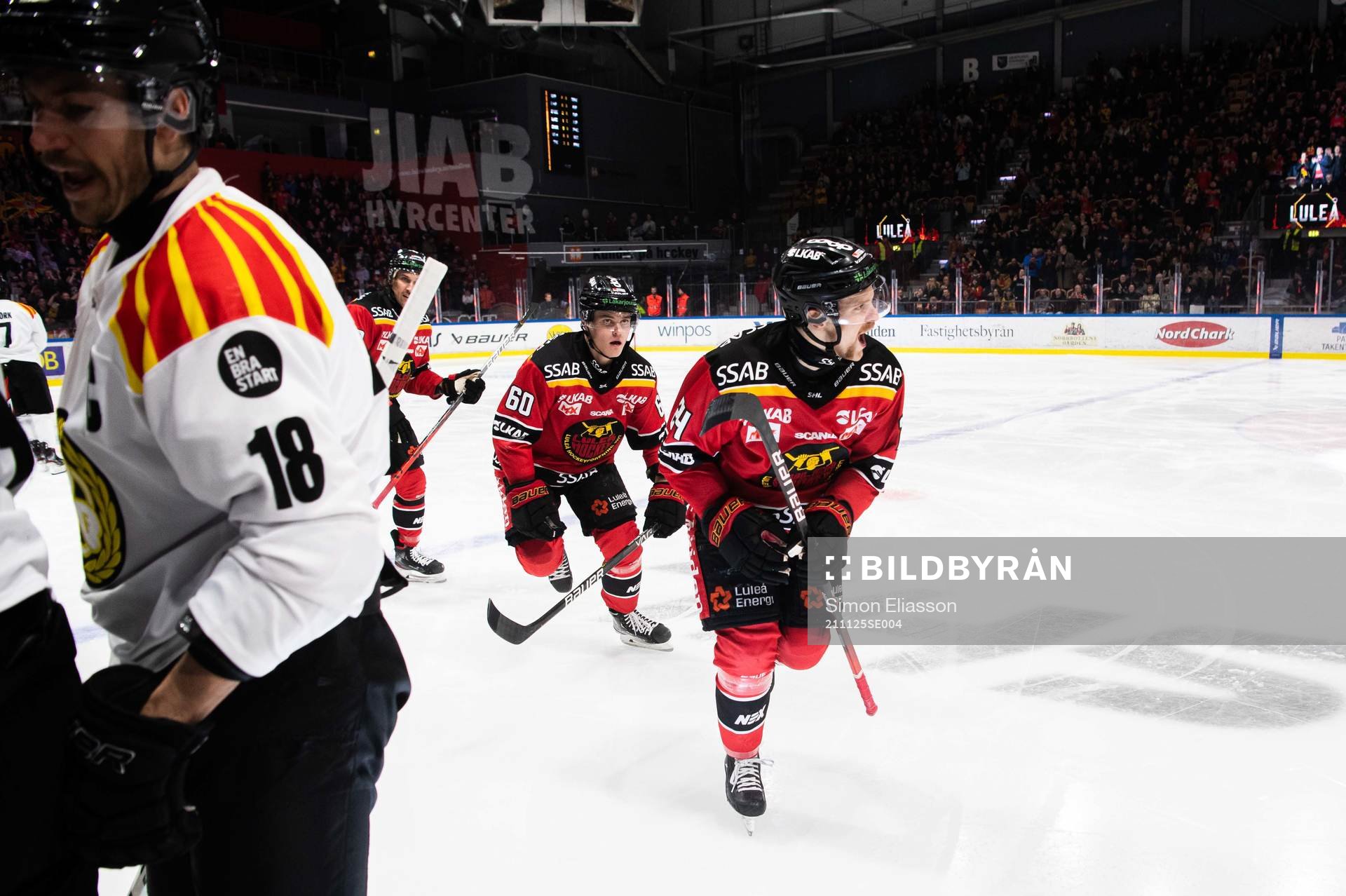 Luleås Brendan Shinnimin jublar