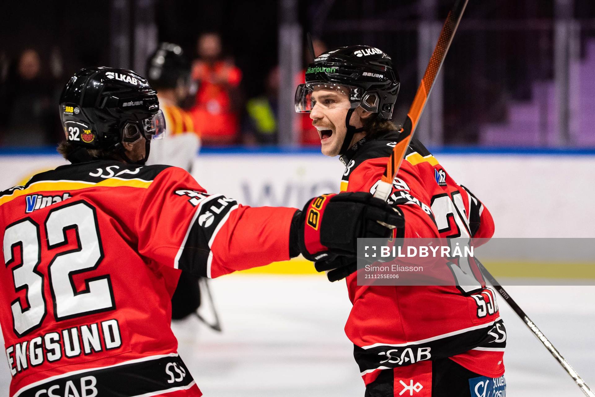 Luleås Pontus Själin jublar