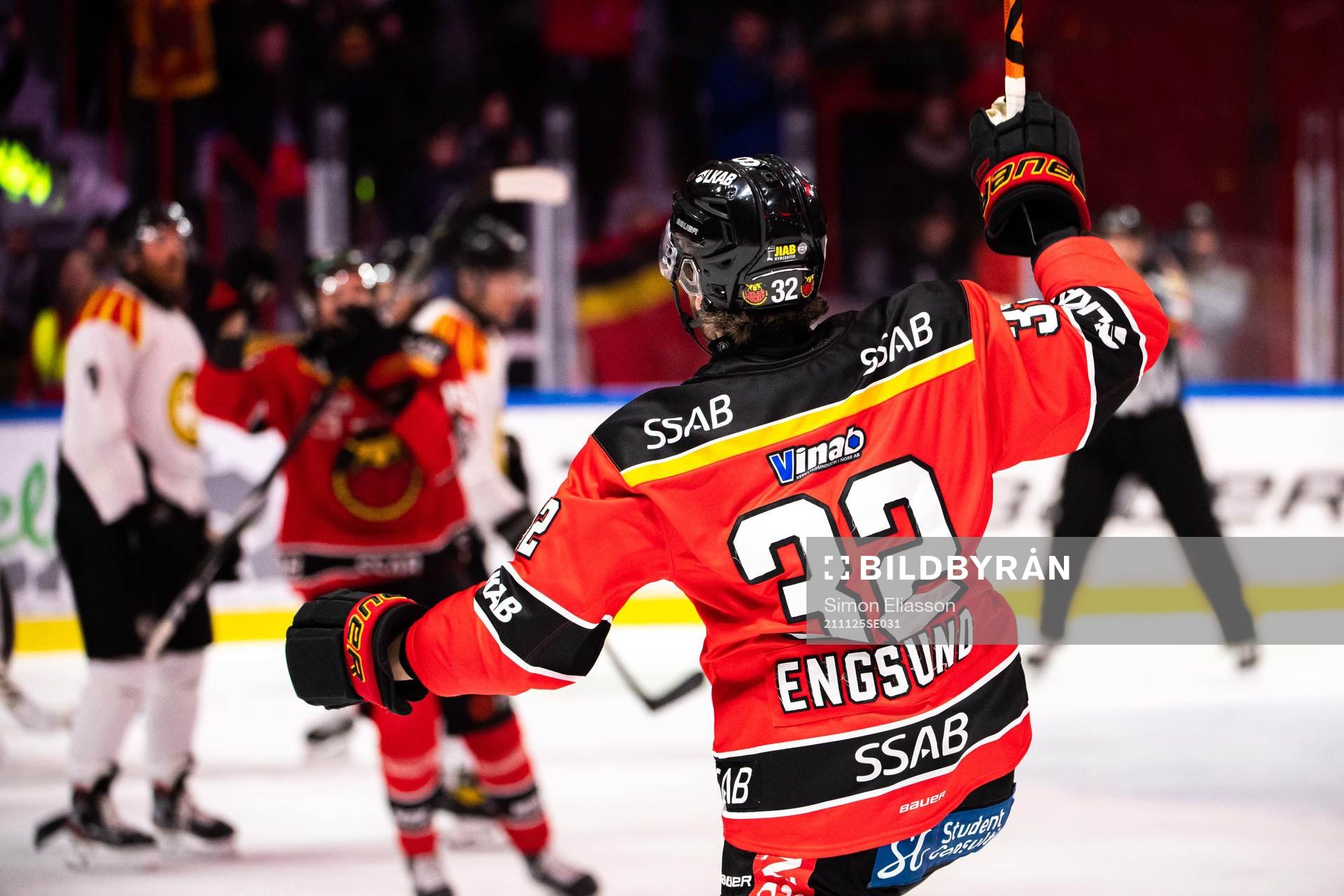 Luleås Oscar Engsund jublar