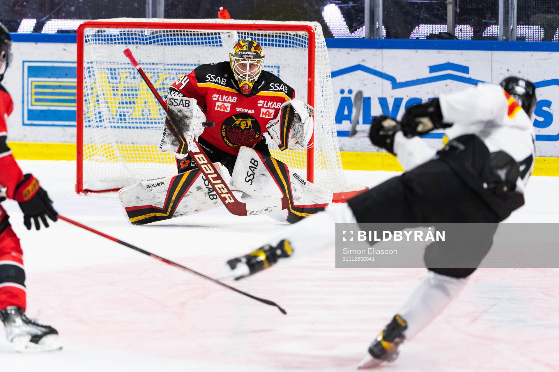 Luleås målvakt Joel Lassinantti