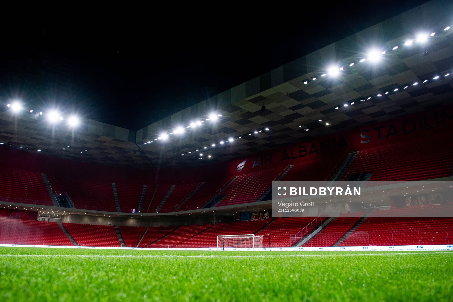 General view of Air Albania Stadium