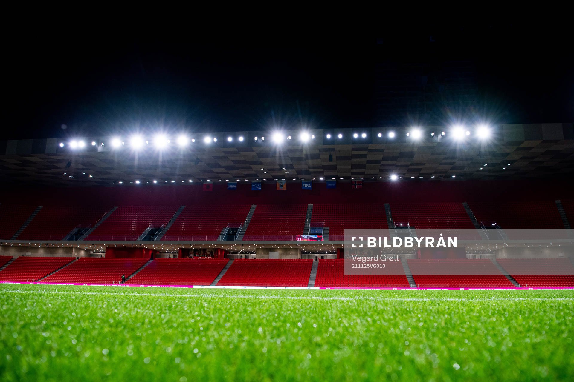 General view of Air Albania Stadium