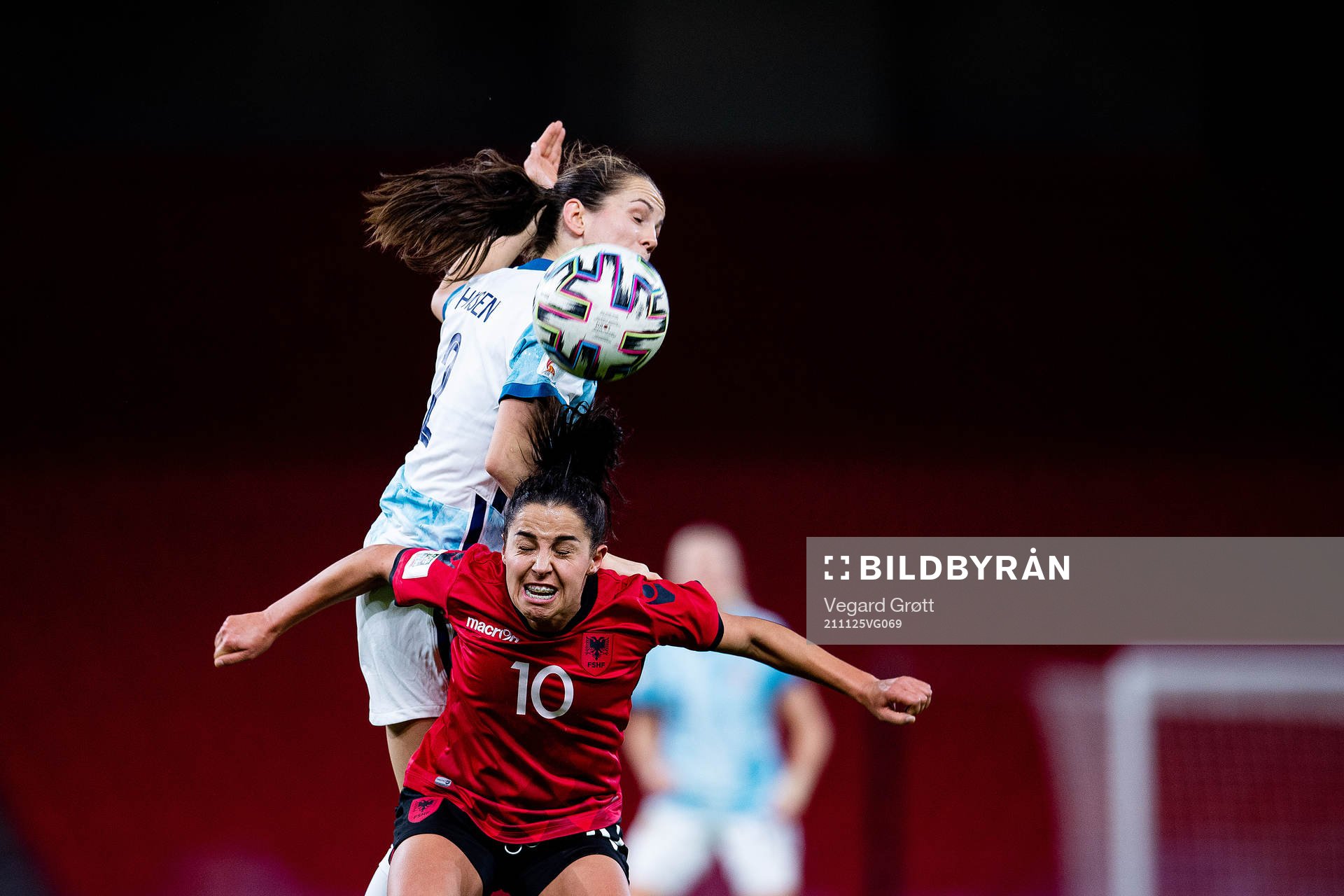 Tuva Hansen of Norway and Qendresa Krasniqi of Albania