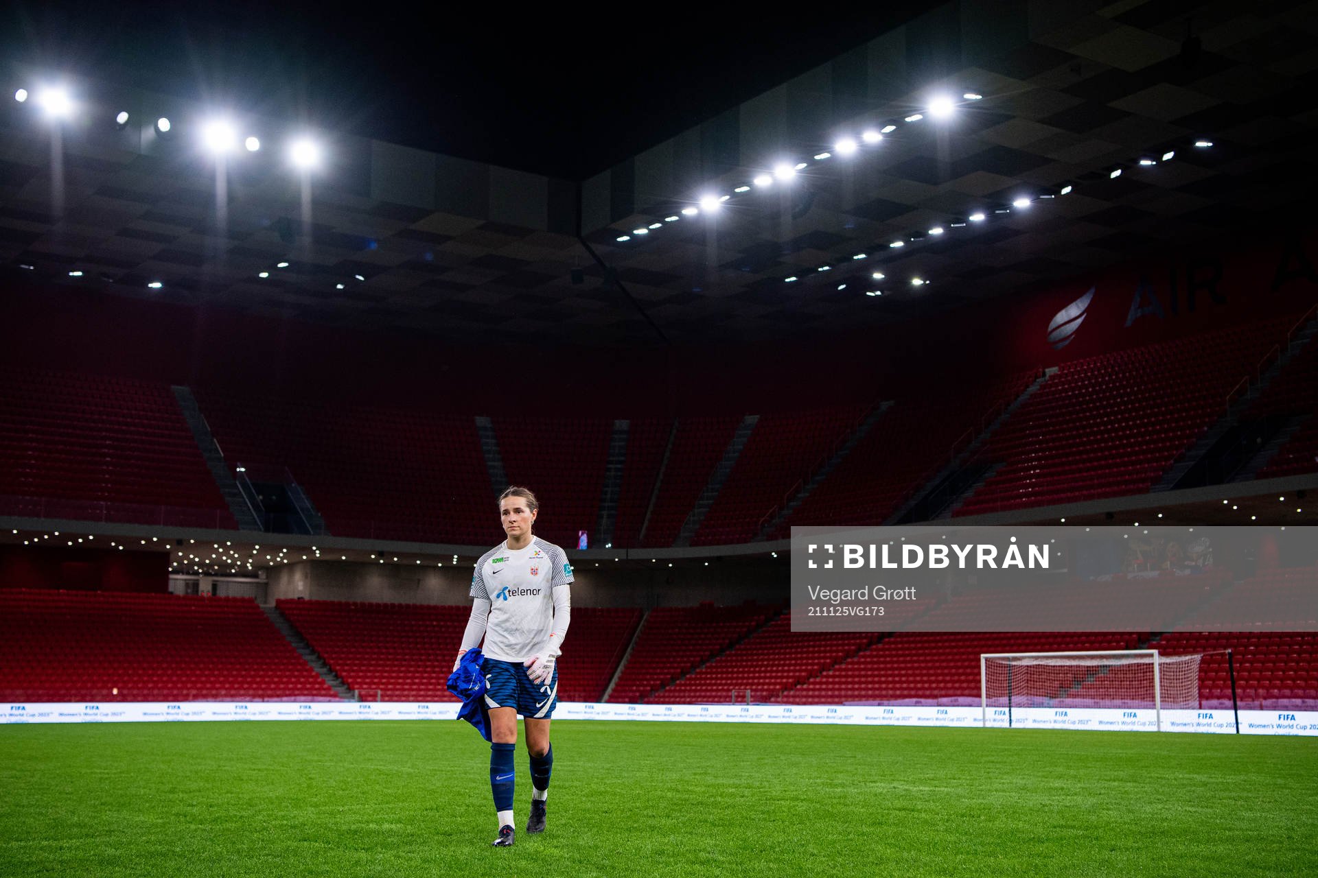 Goalkeeper Rugile Rulyte of Norway