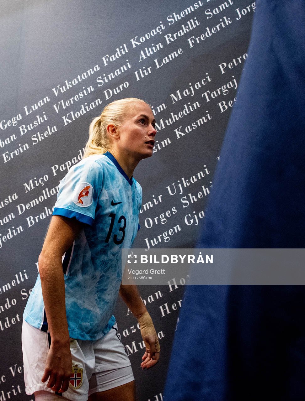Guro Bergsvand of Norway at half-time