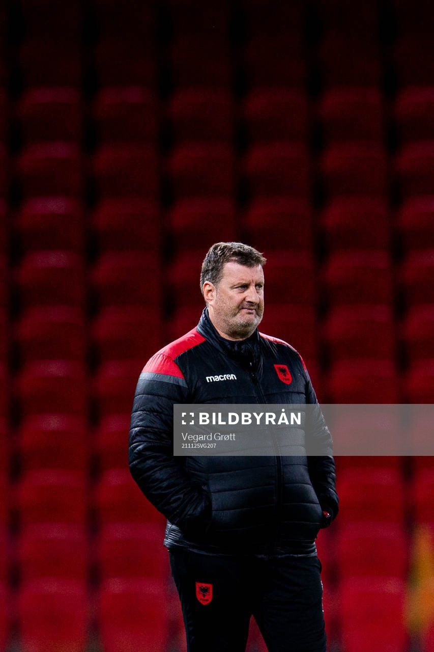 Armir Grimaj, head coach of Albania