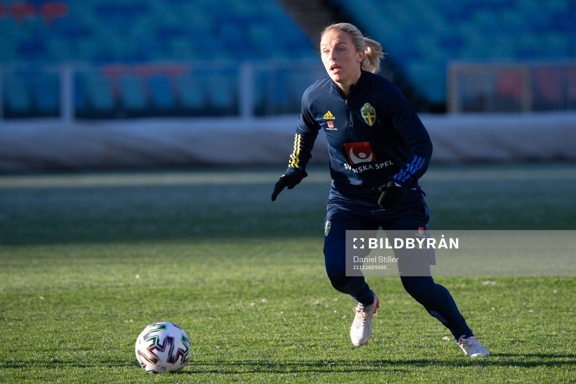 Mimmi Larsson of the Swedish women's national football team