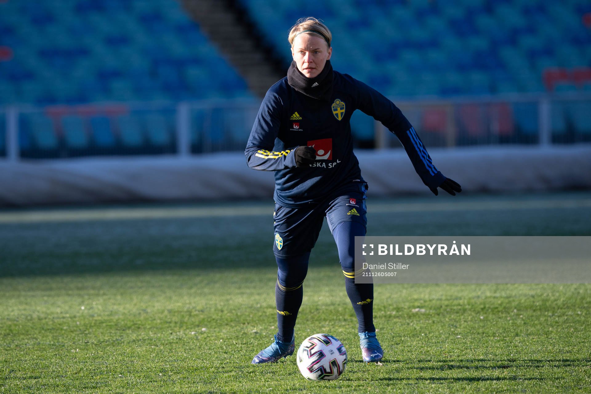Nilla Fischer of the Swedish women's national football team