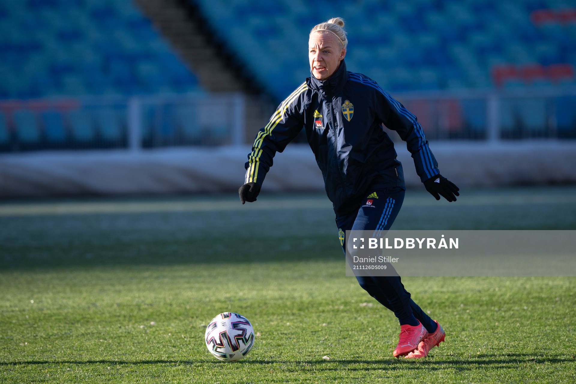 Caroline Seger of the Swedish women's national football team