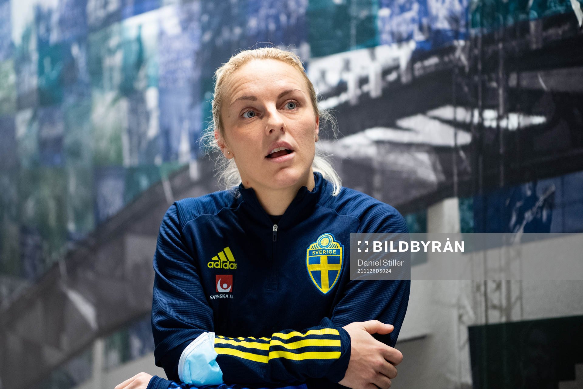 Mimmi Larsson of the Swedish women's national football team