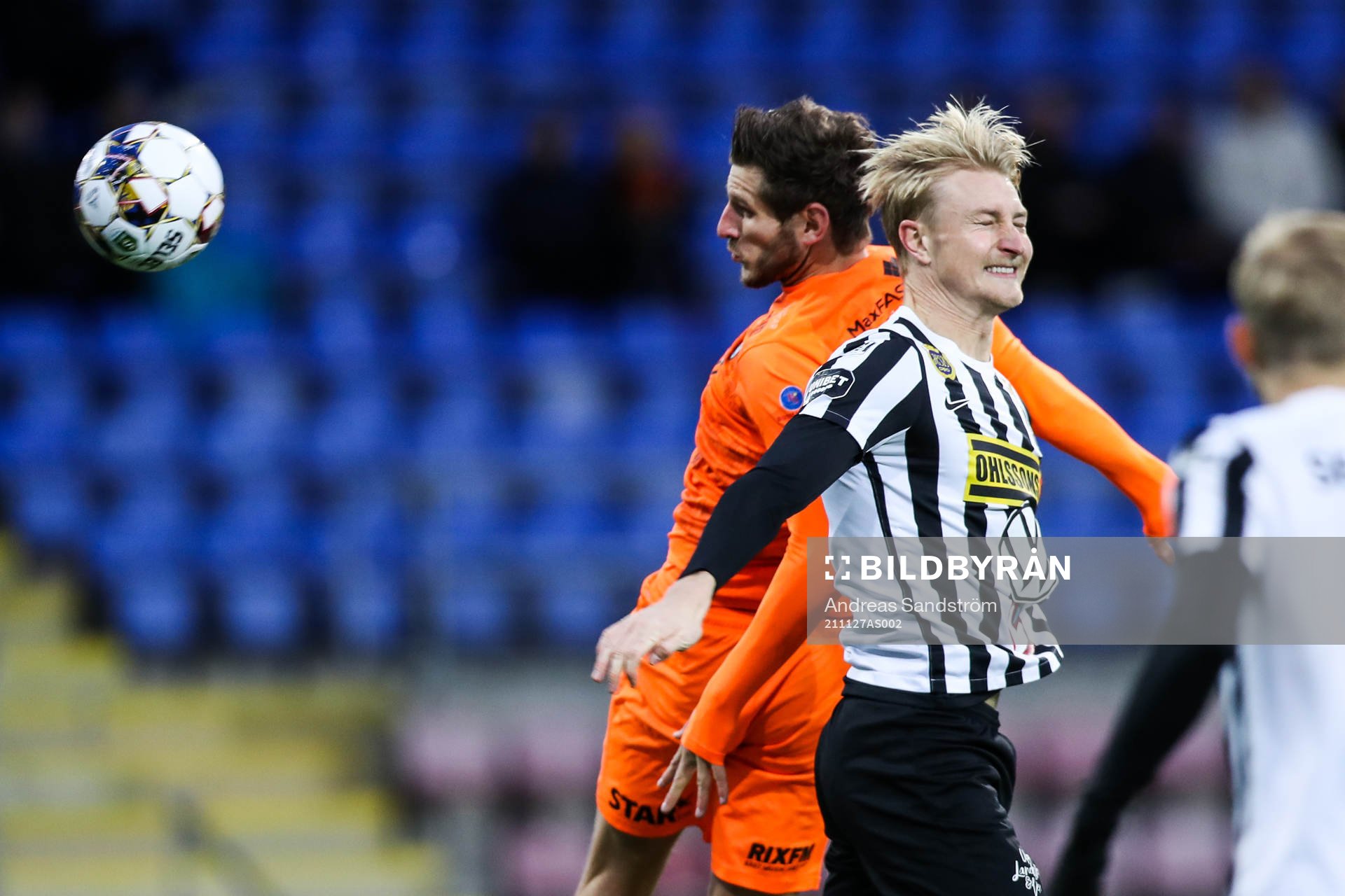 Landskronas Viktor Wihlstrand och AFC Eskilstunas Ashley