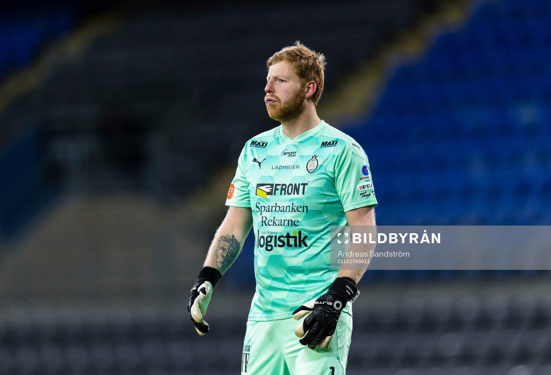 AFC Eskilstunas målvakt Nick Wolters