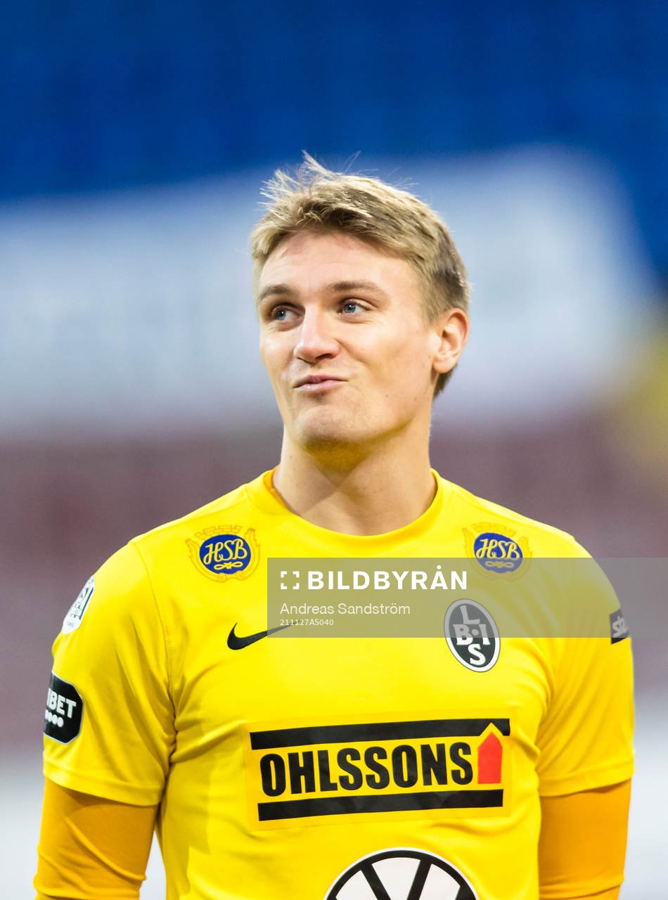 Landskronas målvakt Svante Hildeman