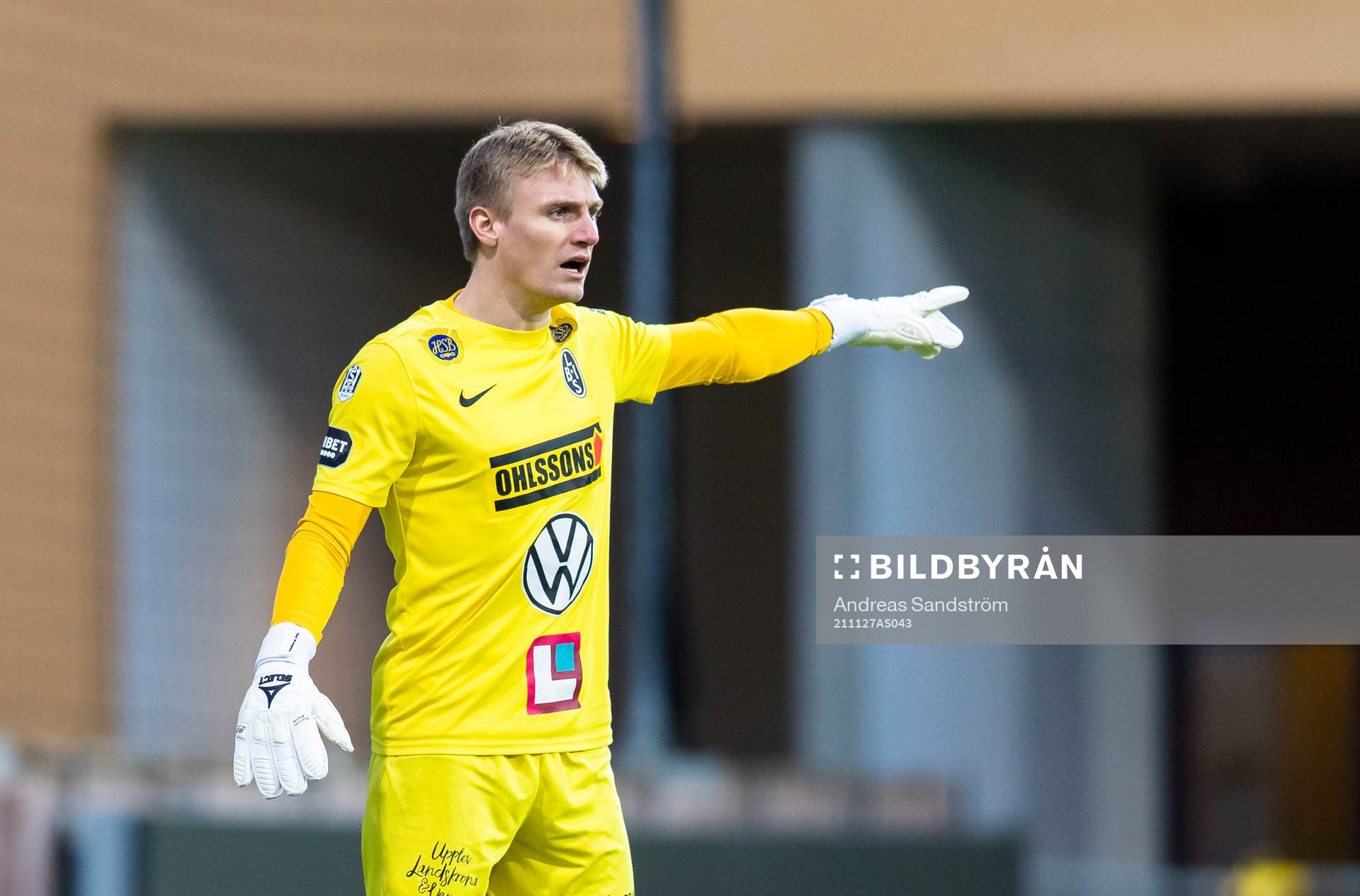 Landskronas målvakt Svante Hildeman