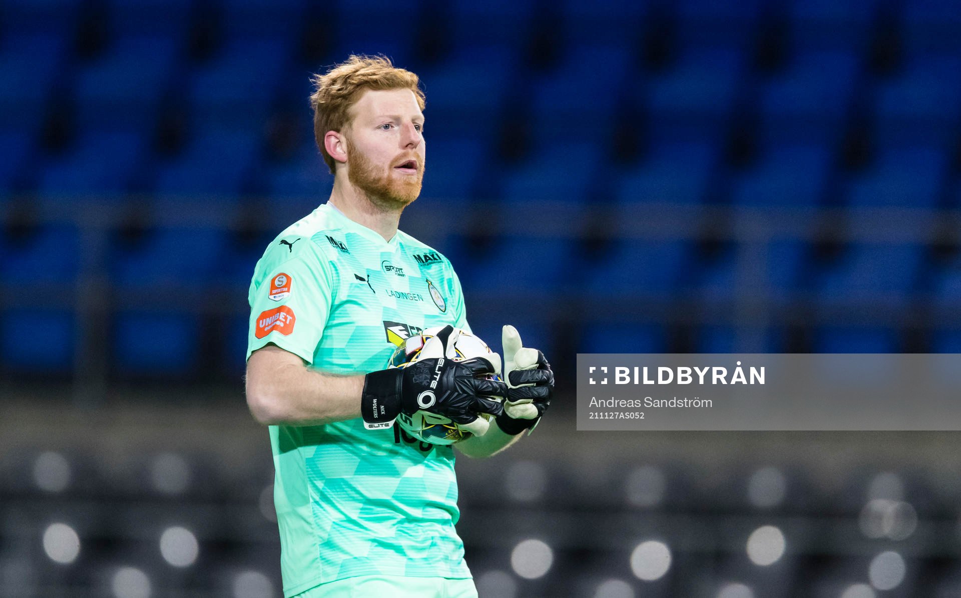 AFC Eskilstunas målvakt Nick Wolters