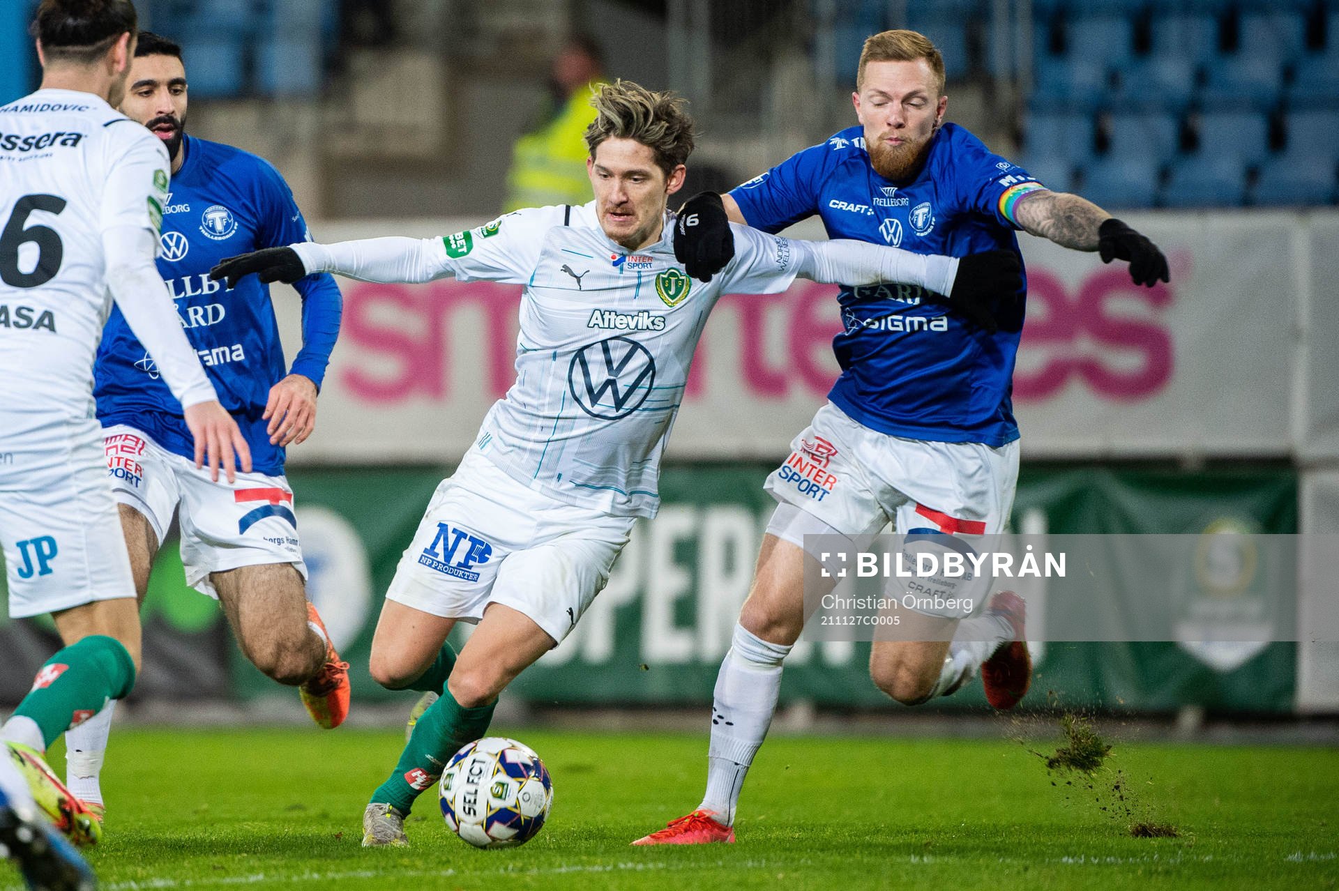 Jönköpings Robin Book och Trelleborgs Jesper Modig