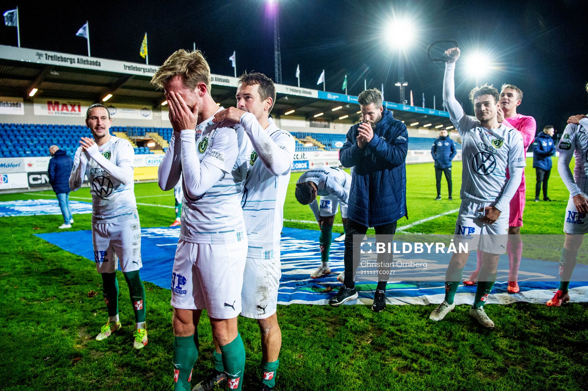 under fotbollsmatchen i Superettan mellan Trelleborg och