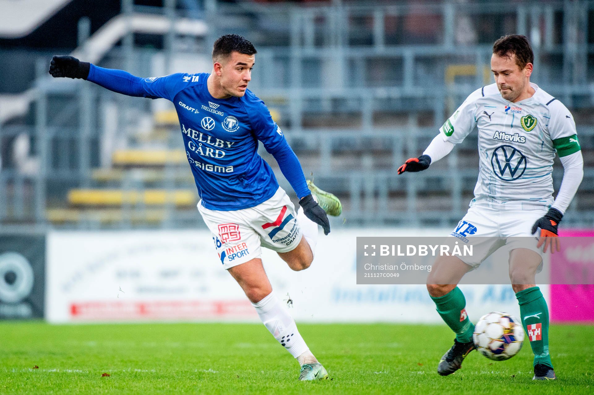 Trelleborgs Haris Brkic mot Jönköpings Fredric Fendrich