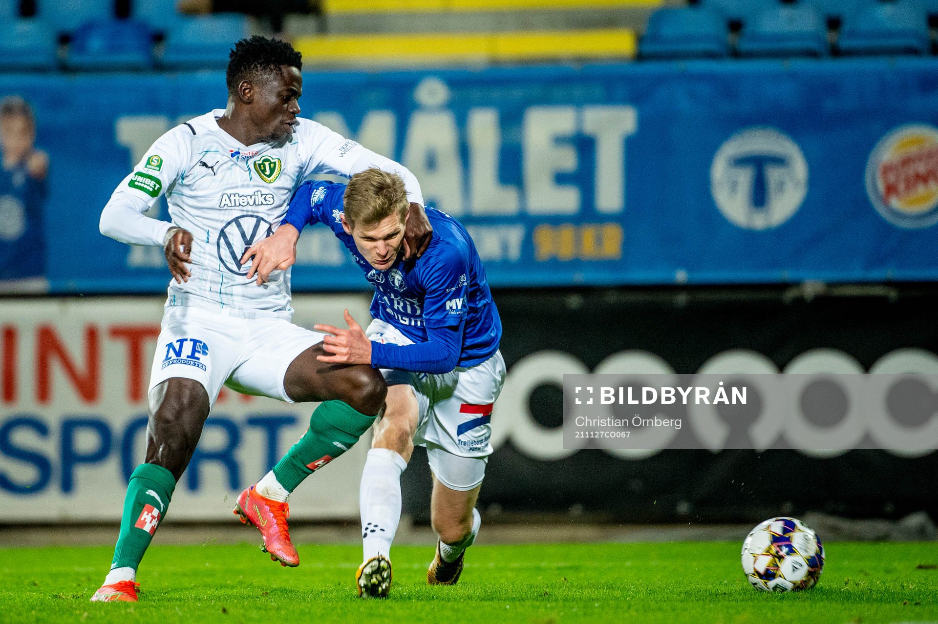 Jönköpings Eric Johana Omondi mot Trelleborgs Fritiof
