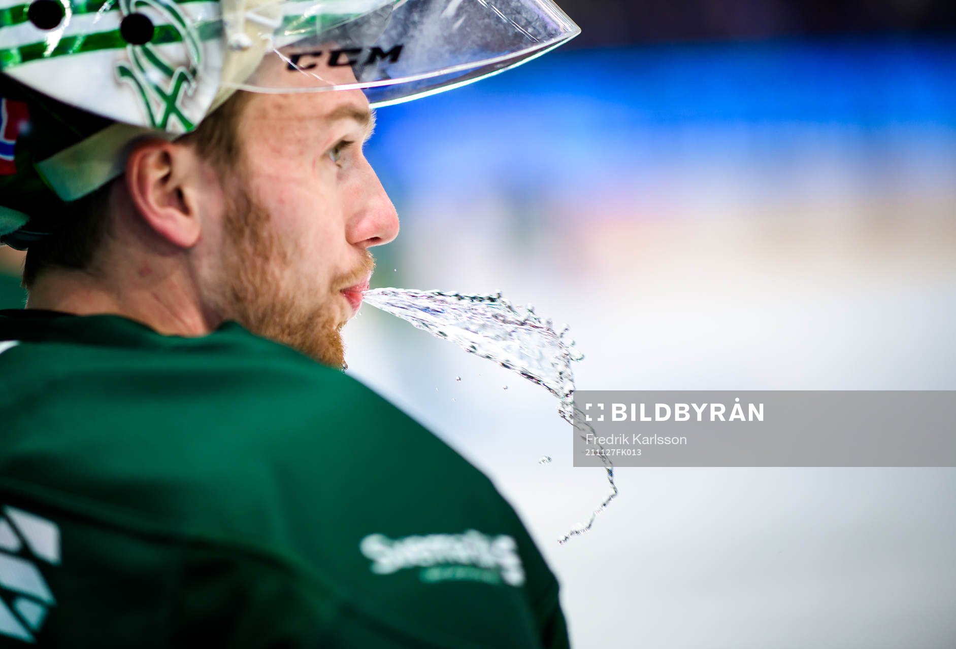 Färjestads målvakt Henrik Haukeland