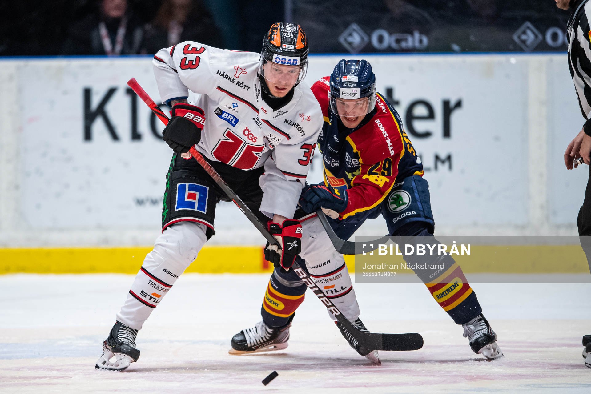 Örebros Christopher Mastomäki och Djurgårdens Sebastian