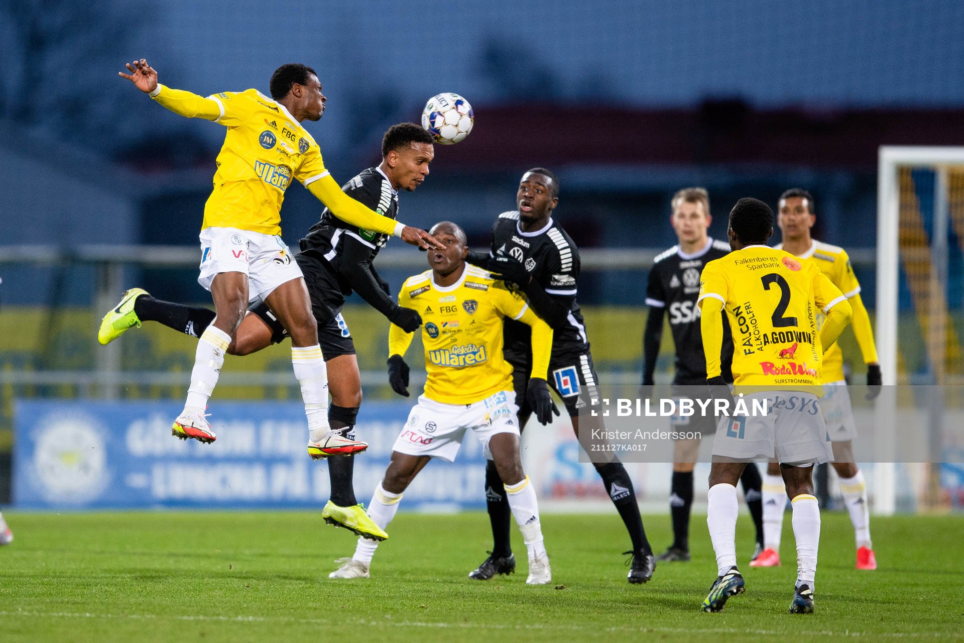 Falkenbergs Umar Bala Muhammed och Brages Seth Kanteh