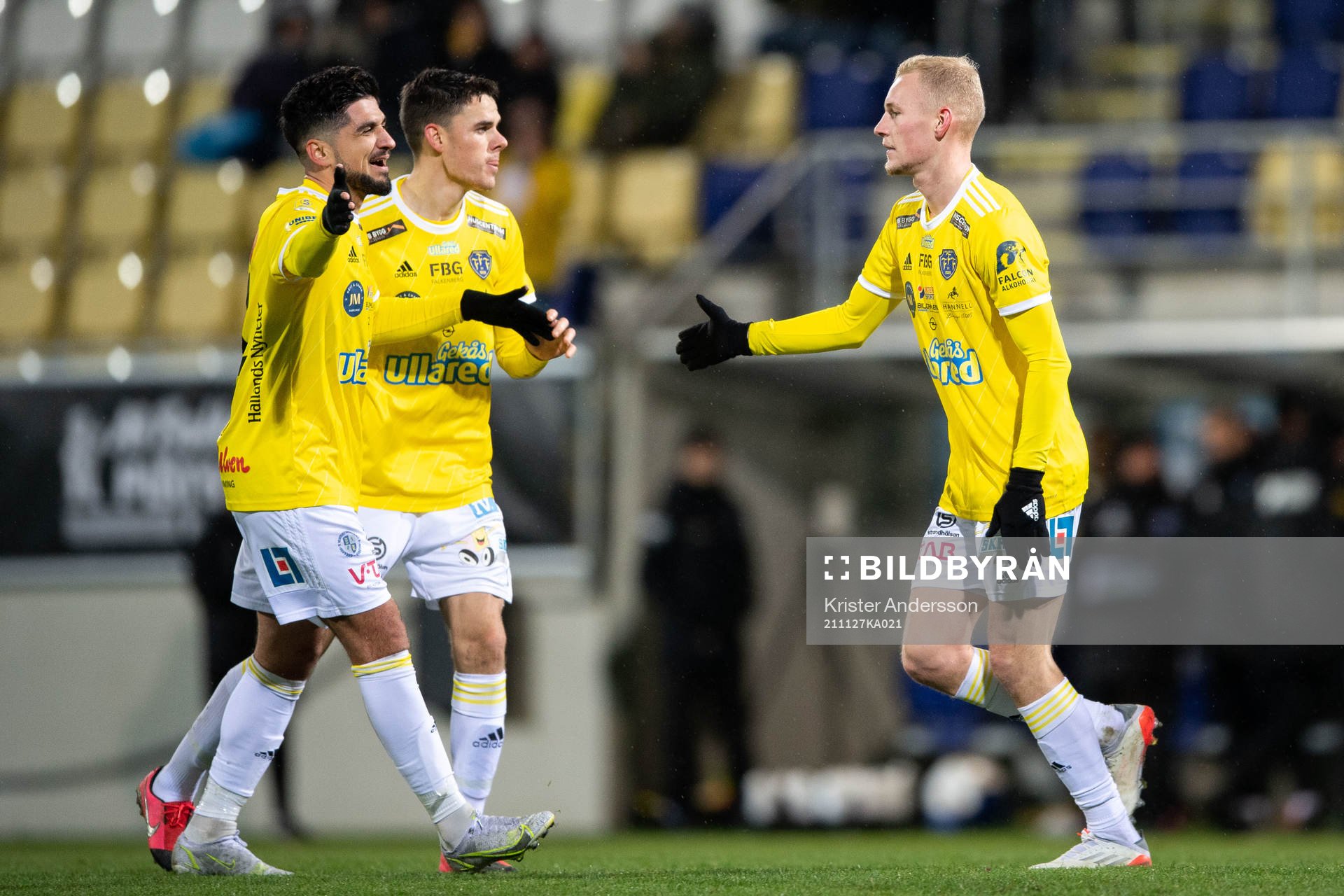 Falkenbergs Adam Bergmark Wiberg jublar