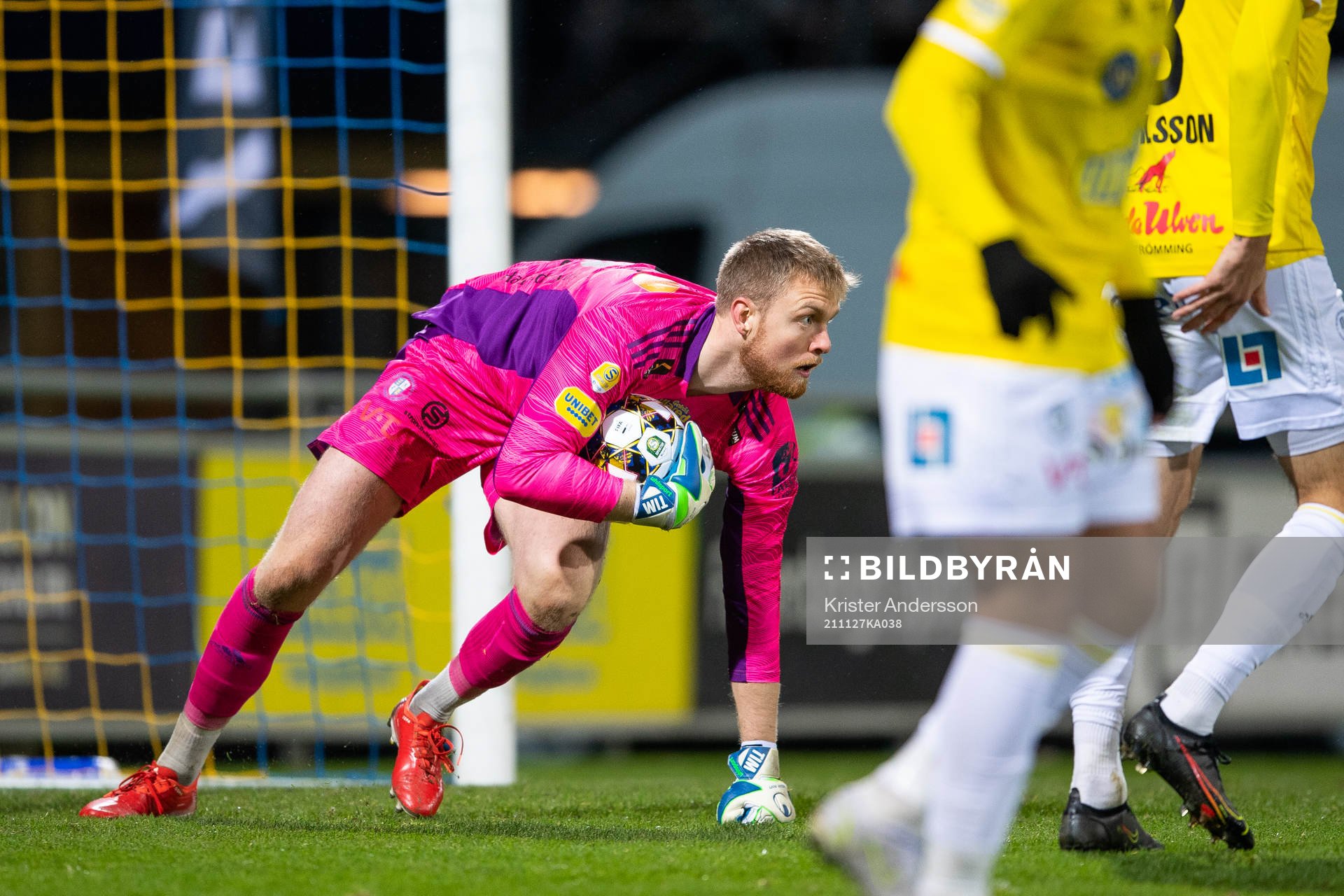 Falkenbergs målvakt Tim Erlandsson